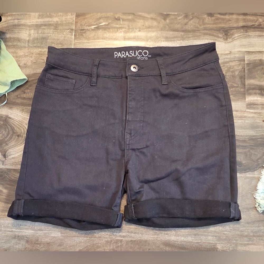 Parasuco Dark Gray Denim Shorts